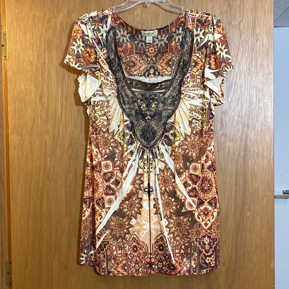 One World Pullover Top nice quality size x large